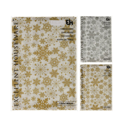 Ausgezeichnete Hausware Hauswaren Gold Silber Weihnachten Tischdecke 130x180 cm