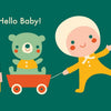Bora Hallo Babyspielzeug-Postkarte