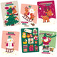 Weihnachten: 6 Einladungs-Weihnachtskarten.