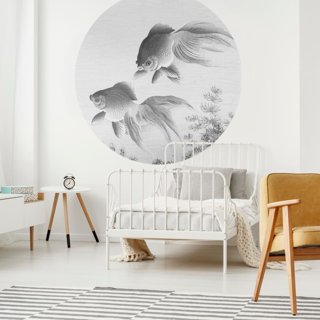 Wallart Wallart Wallow Kreis zwei Goldfische 190 cm