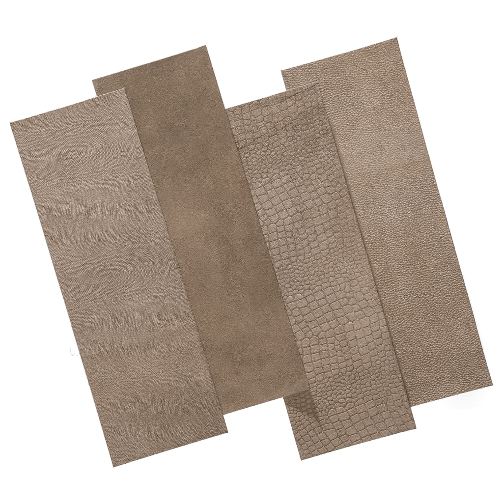 Wandkunst Wallart 16 St. Fliesen Stubbs Ledergrau Taupe