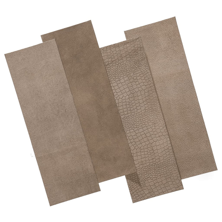 Wandkunst Wallart 16 St. Fliesen Stubbs Ledergrau Taupe
