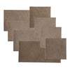 Wandkunst Wandkunst 32 St. Fliesen Argyle Ledergrau Taupe