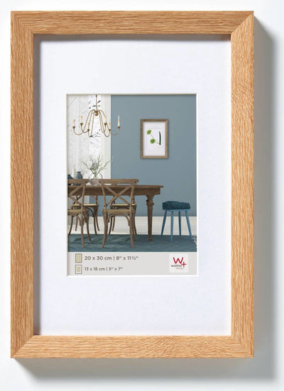 Walther Fiorito – MDF-Holzrahmen – Fotogröße 15 x 20 cm – helle Eiche