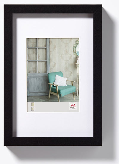 Walther Stockholm - MDF-Holzrahmen - Fotogröße 18x24 cm - Schwarz