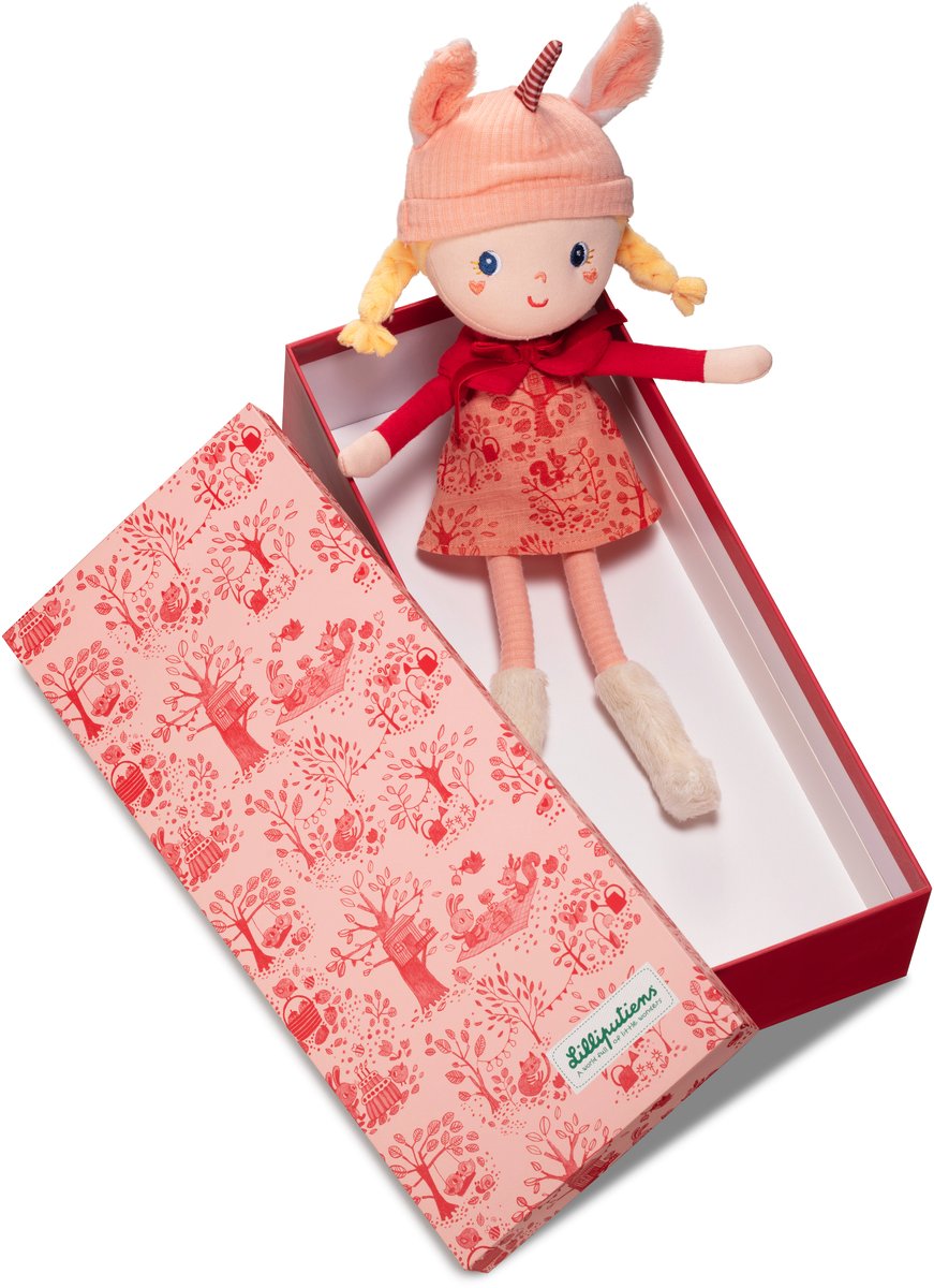 Lilliputiens - cuddly toy doll - lena - 32 cm