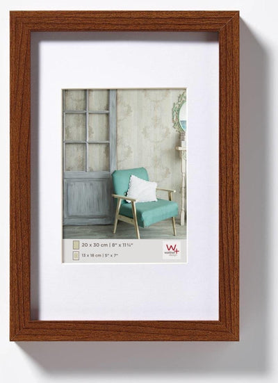 Walther Stockholm – MDF-Holzrahmen – Fotogröße 30 x 40 cm – Walnuss