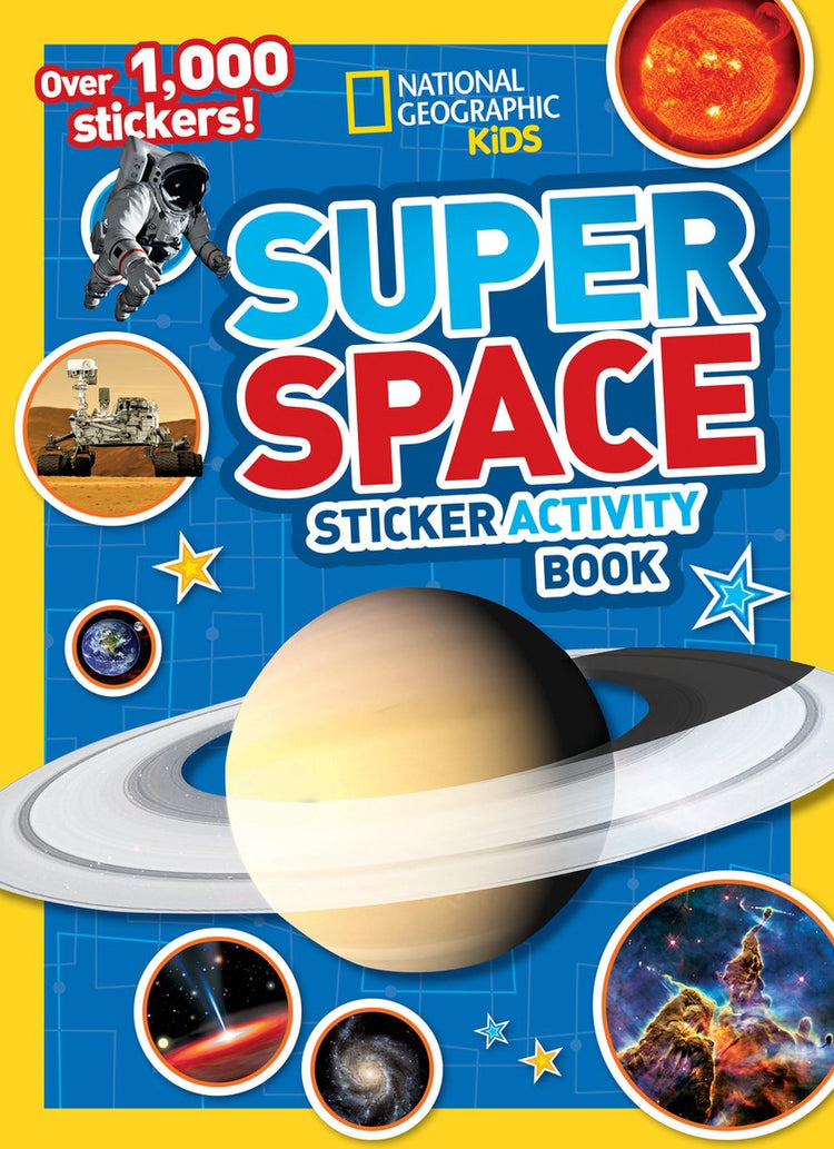 National Geographic Super-Space-Sticker-Aktivitätsbuch für Kinder