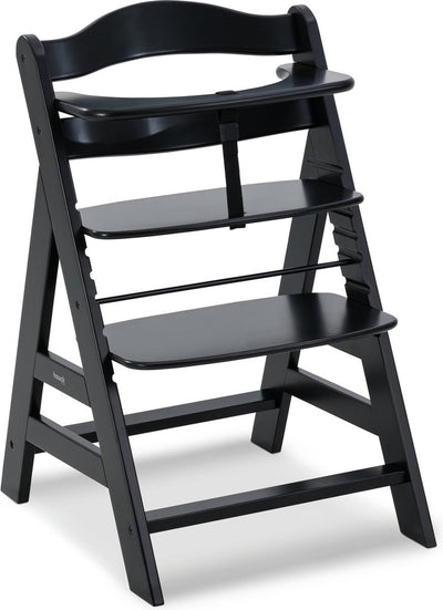Hauck Hochstuhl Alpha+ Schwarz – FSC®-zertifiziertes Buchenholz – Schwarz