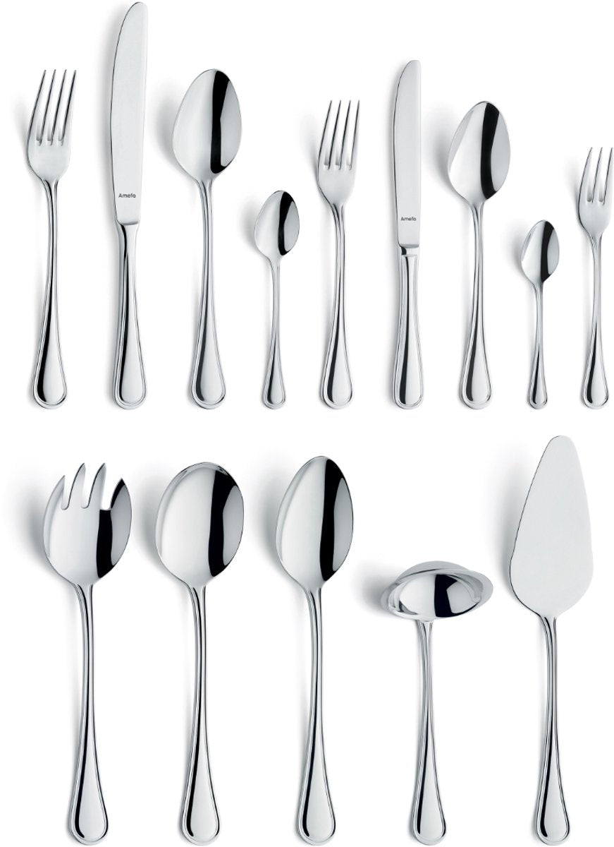 Amefa Haydn 60-teiliges Besteckset für 6 Personen – silberfarben