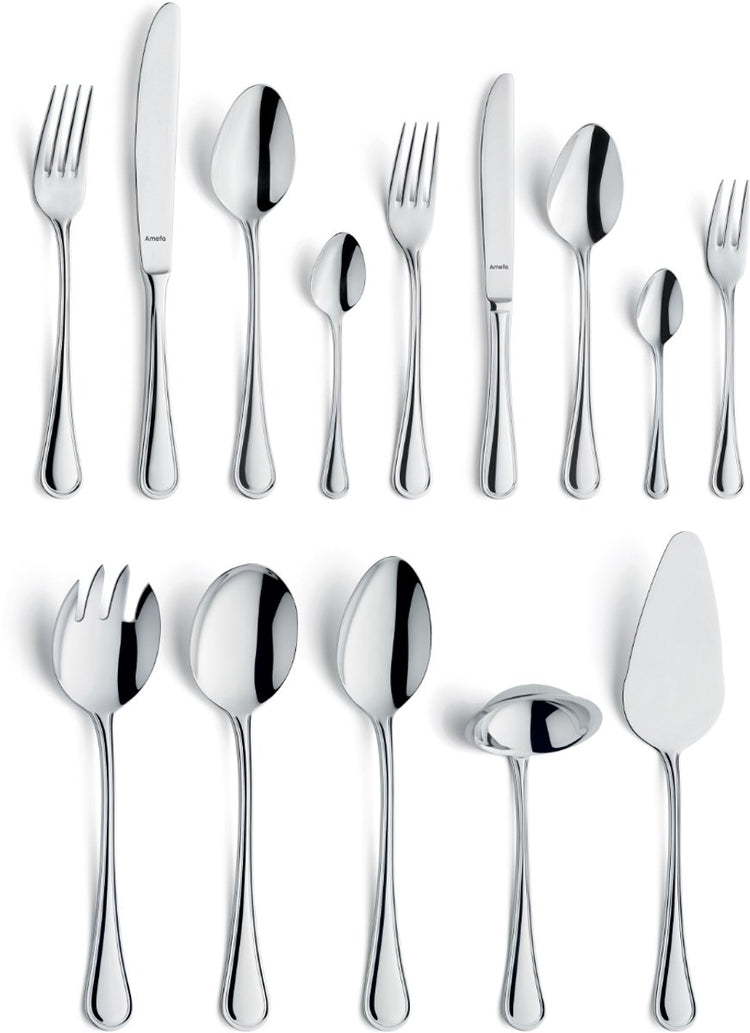 Amefa Haydn 60-teiliges Besteckset für 6 Personen – silberfarben