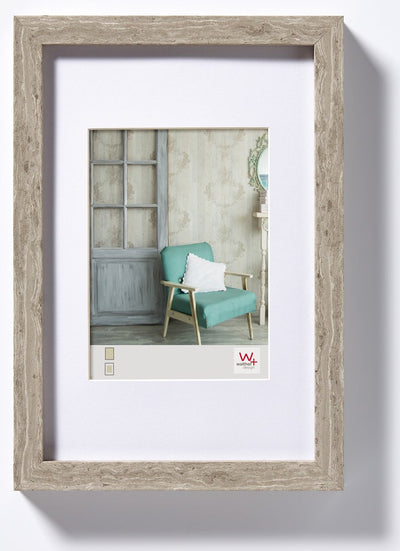 Walther Stockholm - MDF-Holzrahmen - Fotogröße 18x24 cm - Grau