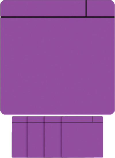 Smit visuelles Magnet-Scrum – 75 x 75 mm – lila – 5 Stück