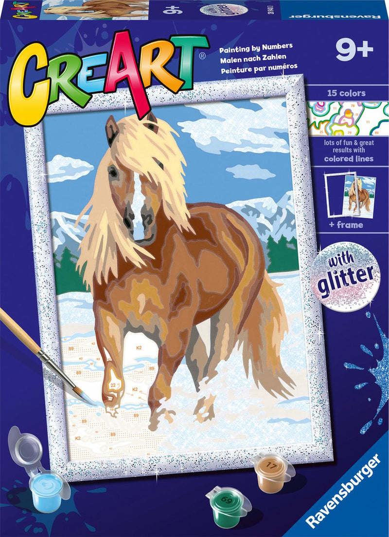 Ravensburger Kreart Gemälde von Nummer Het Koninklijke Pferd