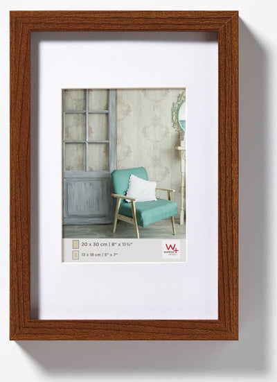 Walther Stockholm – MDF-Holzrahmen – Fotogröße 10 x 15 cm – Walnuss