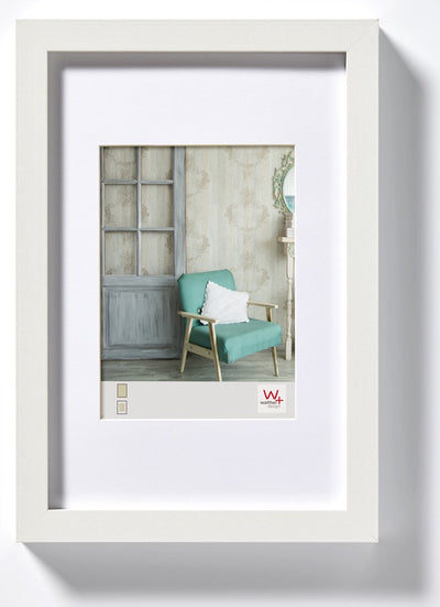 Walther Stockholm - MDF-Holzrahmen - Fotogröße 18x24 cm - Weiß