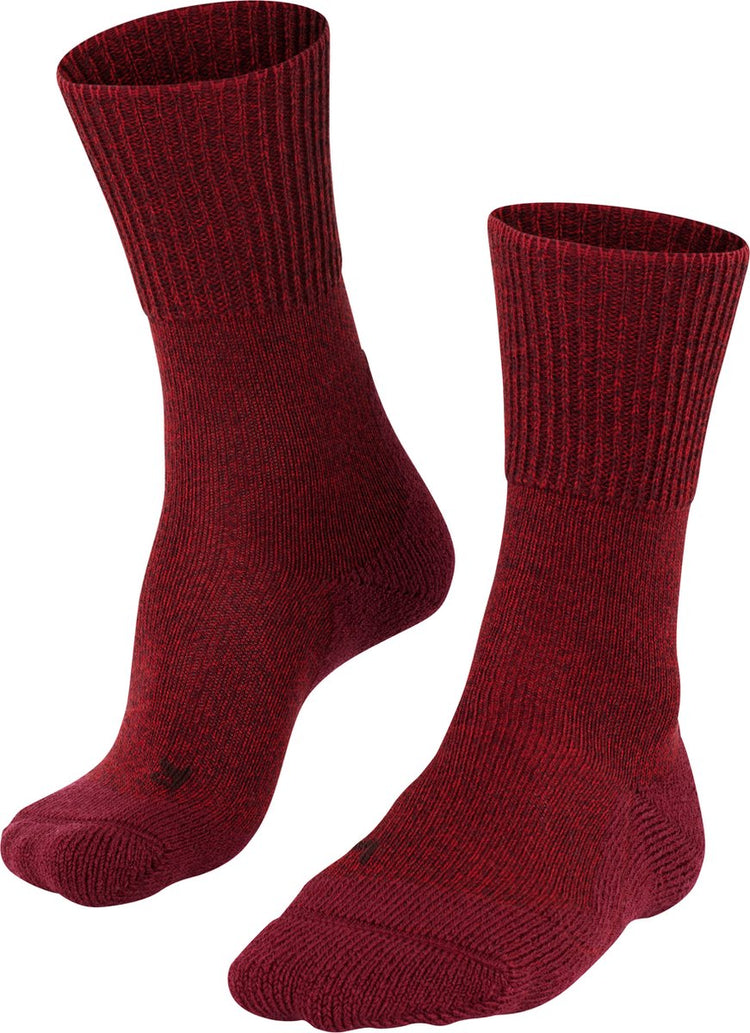 Falke TK1 Wool Anti-Blister dickes Woll-Funktionsmaterial Wandersocken Damen Rot – Größe 41-42