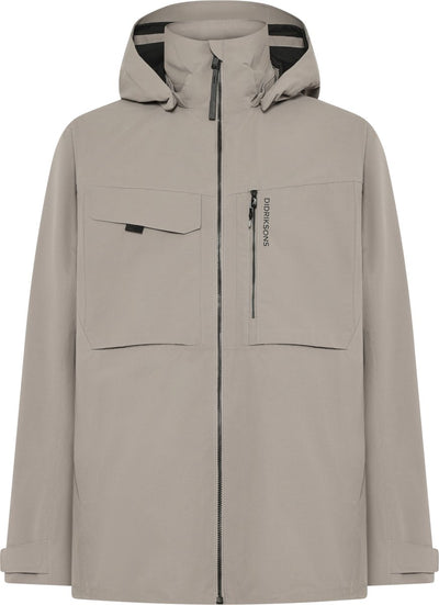 Didriksons Aston USX JKT 5 Unisex Outdoor-Jacke – Aschbraun