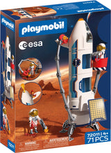 Playmobil Space ESA Mars-Forschungsrakete | modulare Rakete mit Startrampe und 2 Astronauten | hochwertiges Weltraum-Spielzeugset | für Kinder ab 4 Jahren | 72011 - afbeelding 1