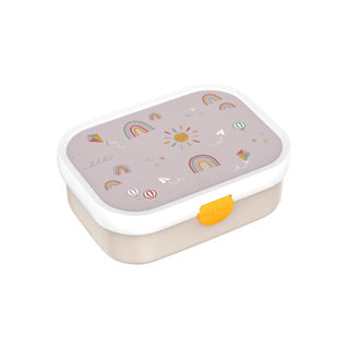 Mepal Lunchbox Campus – 750 ml – Lunchbox mit Fächern für Kinder – geeignet für 4 Sandwiches – Sunshine Rainbow