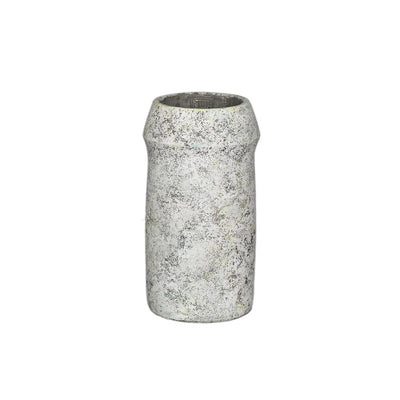 Ptmd Blumentopf Nimma grau 16x16x30cm