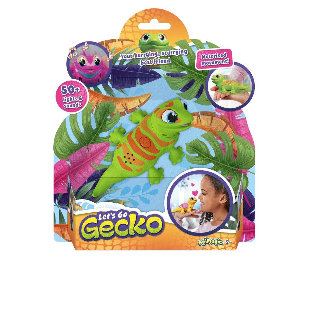 Goliath animagischer interaktiver Gecko + Sound sortiert