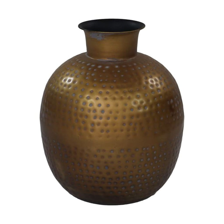 HSM Collection HSM Collection Vase Padua klein 30x35 cm Gold und Grau