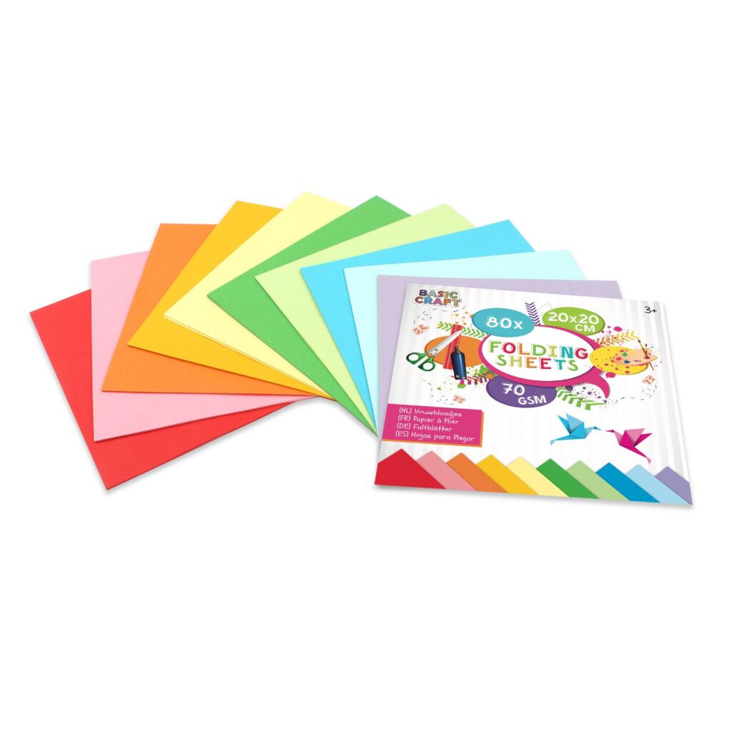 Creative Craft Group Folding Blätter 20x20 cm, 80..