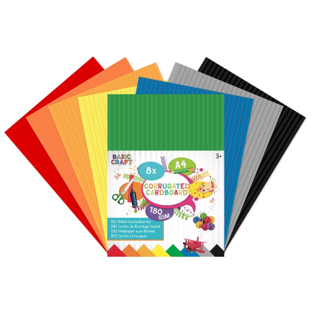 Basic Craft Basic Craft Golf Carton 180 Gramm A4 8 Stücke