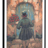 Grafix Diamond Painting Anton Pieck Mann mit Rosen 40x50 cm