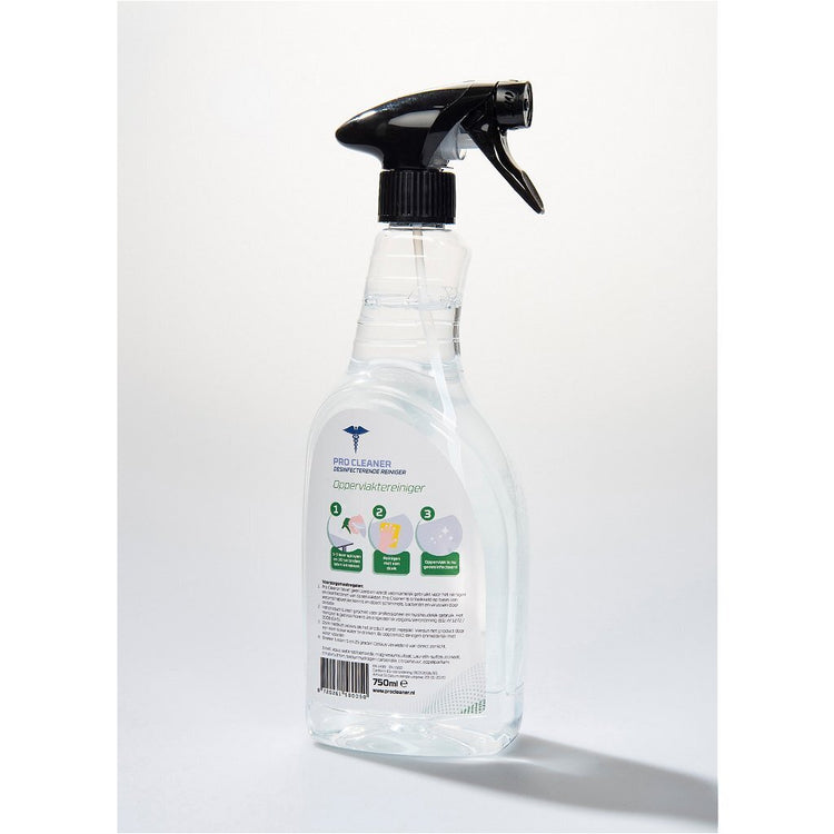 Pro sauberer Reinigungsmittel Desinfizierende Oberflächenversicherer 750 ml Box 10 Teile