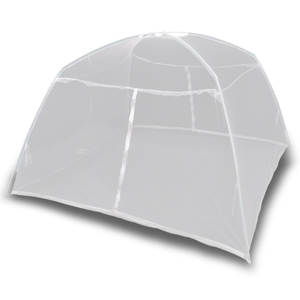 VIDAXL -Zelt 200x180x150 cm Glasfaser weiß