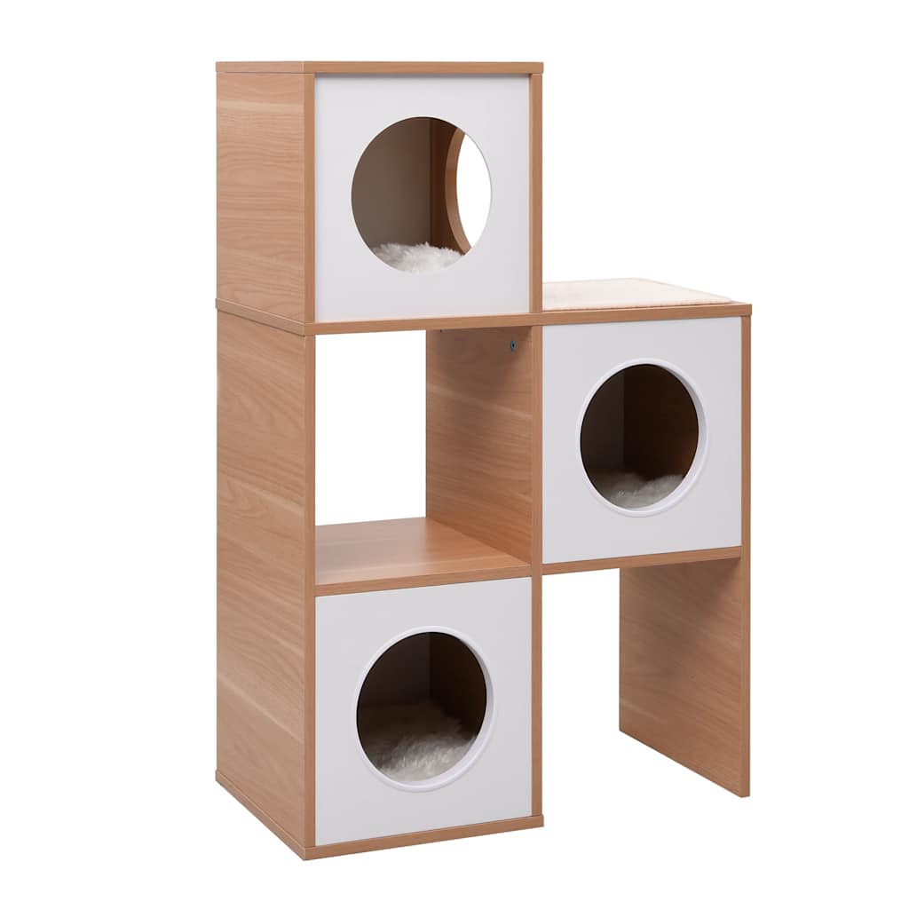 Vidaxxl Katzenwohnung mit Sisal-Kratzmatte 100 cm