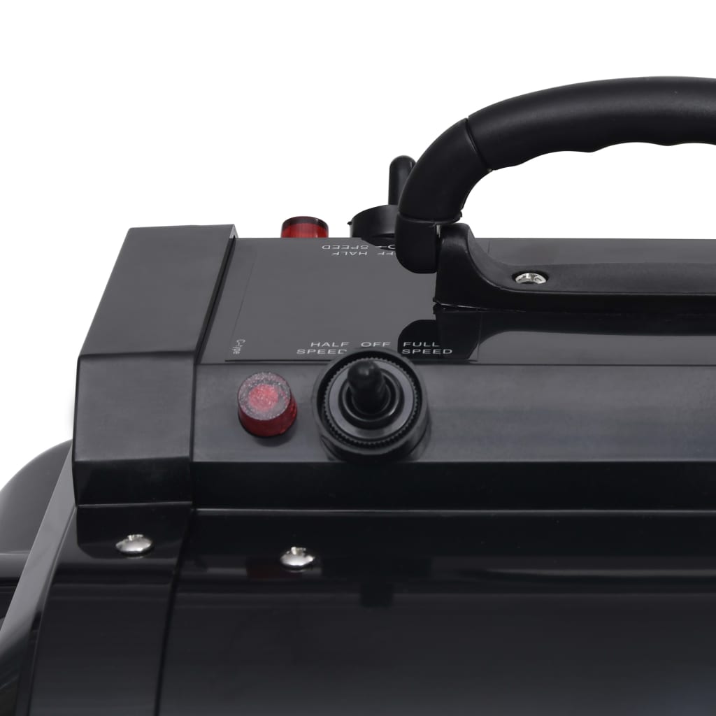Vidaxl Petföhn Doppelmotor Schwarz