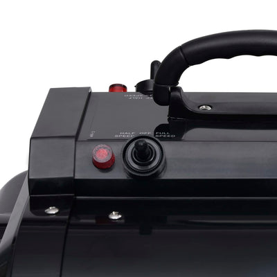 Vidaxl Petföhn Doppelmotor Schwarz