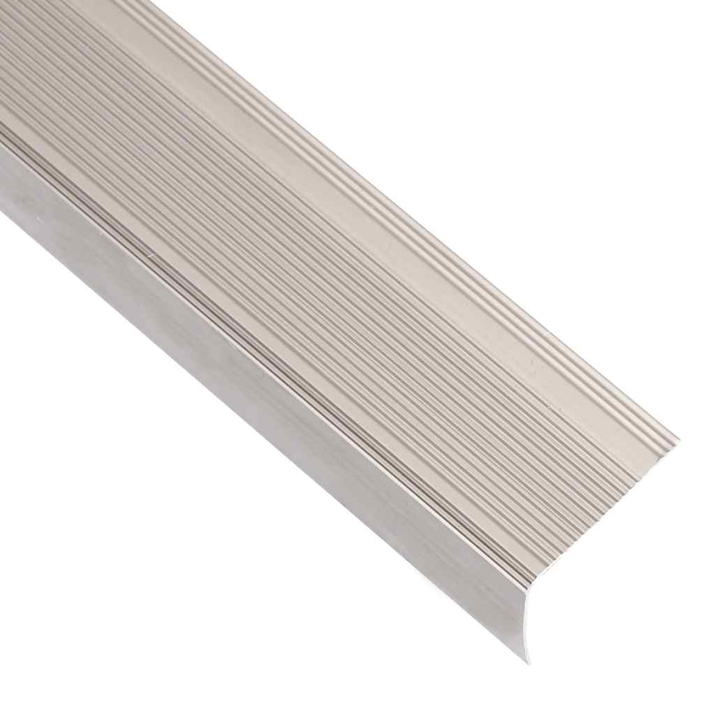 VidaXL Treppenkanten L-förmig 5 Stück 90 cm Aluminium Champagnerfarben