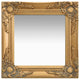 Vidaxl Wandspiegel Barockstil 40x40 cm Goldfarbe