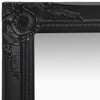 Vidaxl Wandspiegel Barockstil 40x40 cm schwarz