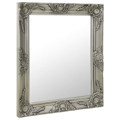 Vidaxl Wandspiegel Barockstil 50x60 cm Silberfarbe