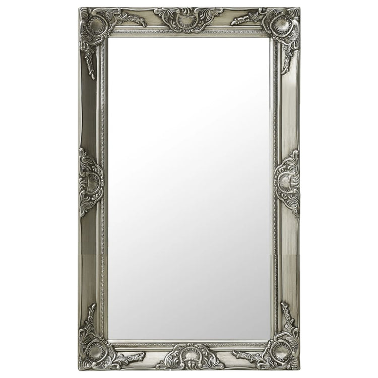 Vidaxl Wandspiegel Barockstil 50x80 cm Silberfarbe