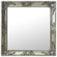 Vidaxl Wandspiegel Barockstil 60x60 cm Silberfarbe