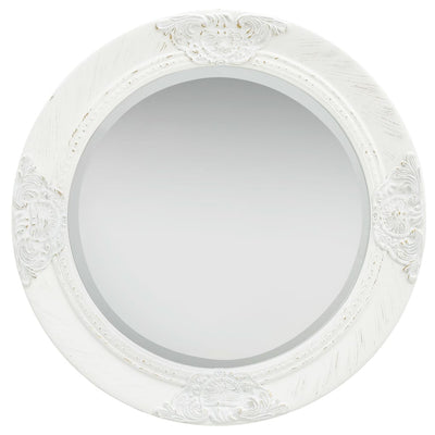 Vidaxl Wandspiegel Barockstil 50 cm Weiß