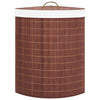 Vidaxl Hoekwasmand 60 l Bamboo Brown
