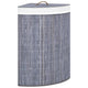 Vidaxl Hoekwasmand 60 l Bambusgrau