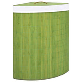 Vidaxl Hoekwasmand 60 l Bambusgrün - afbeelding 1