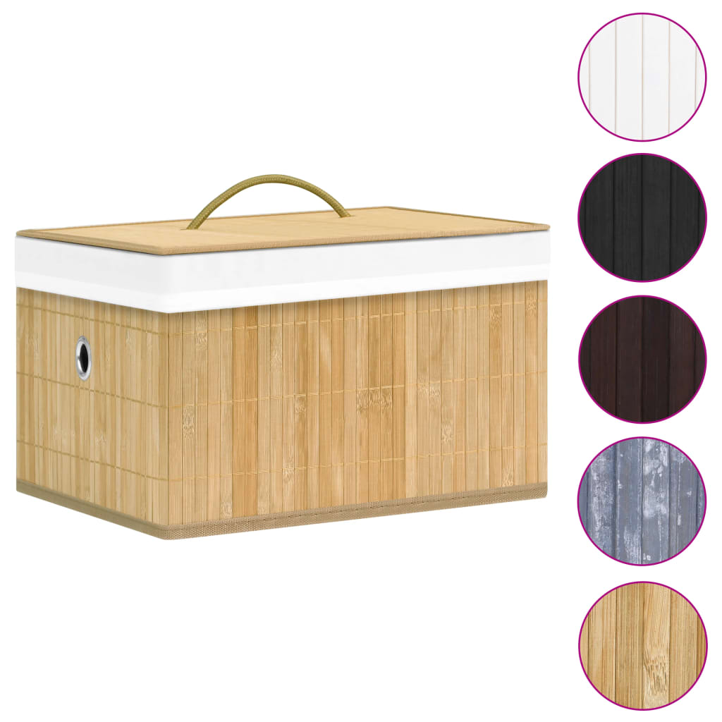 Vidaxl -Speicherboxen 4 St Bambus