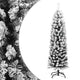 Vidaxl Kunstkerstboom mit Schneeschmal 150 cm PVC Grün