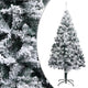 Vidaxl Kunstkerstboom mit Schnee 240 cm Grün