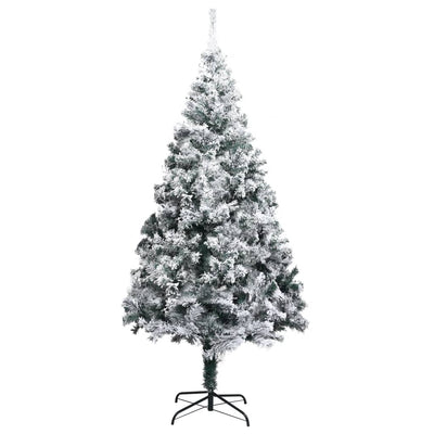 Vidaxl Kunstkerstboom mit Schnee 240 cm Grün