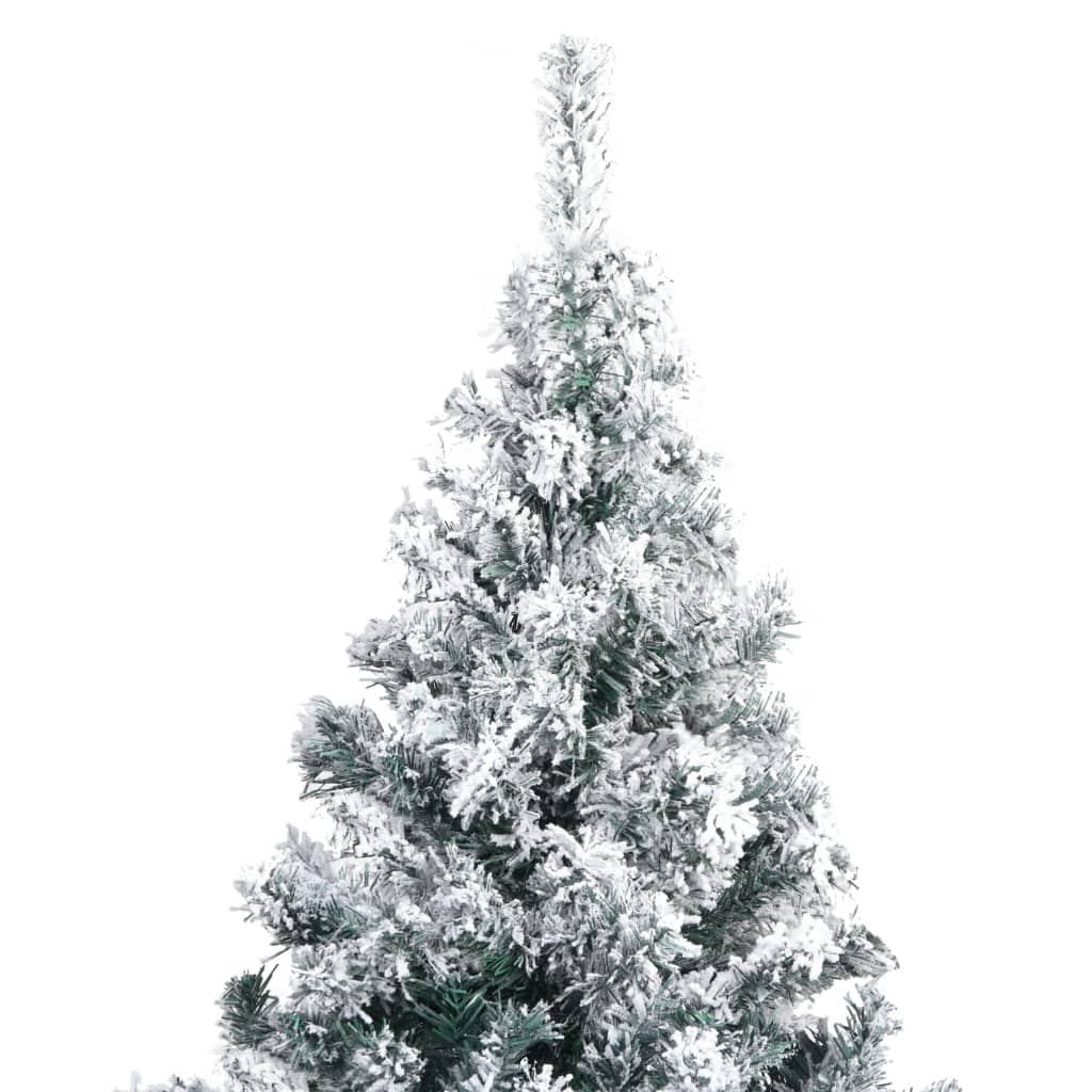 Vidaxl Kunstkerstboom mit Schnee 240 cm Grün